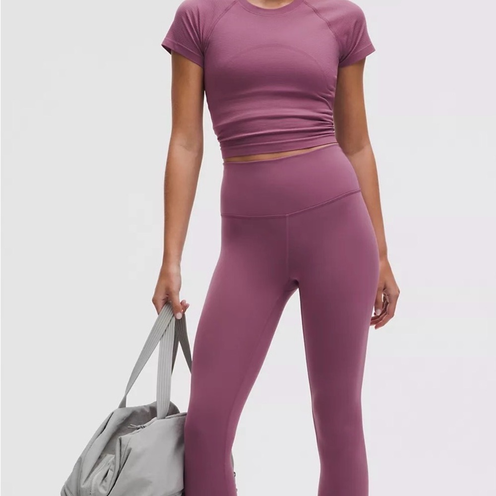 lululemon athletica High-Rise Seamless Leggings in Mauve